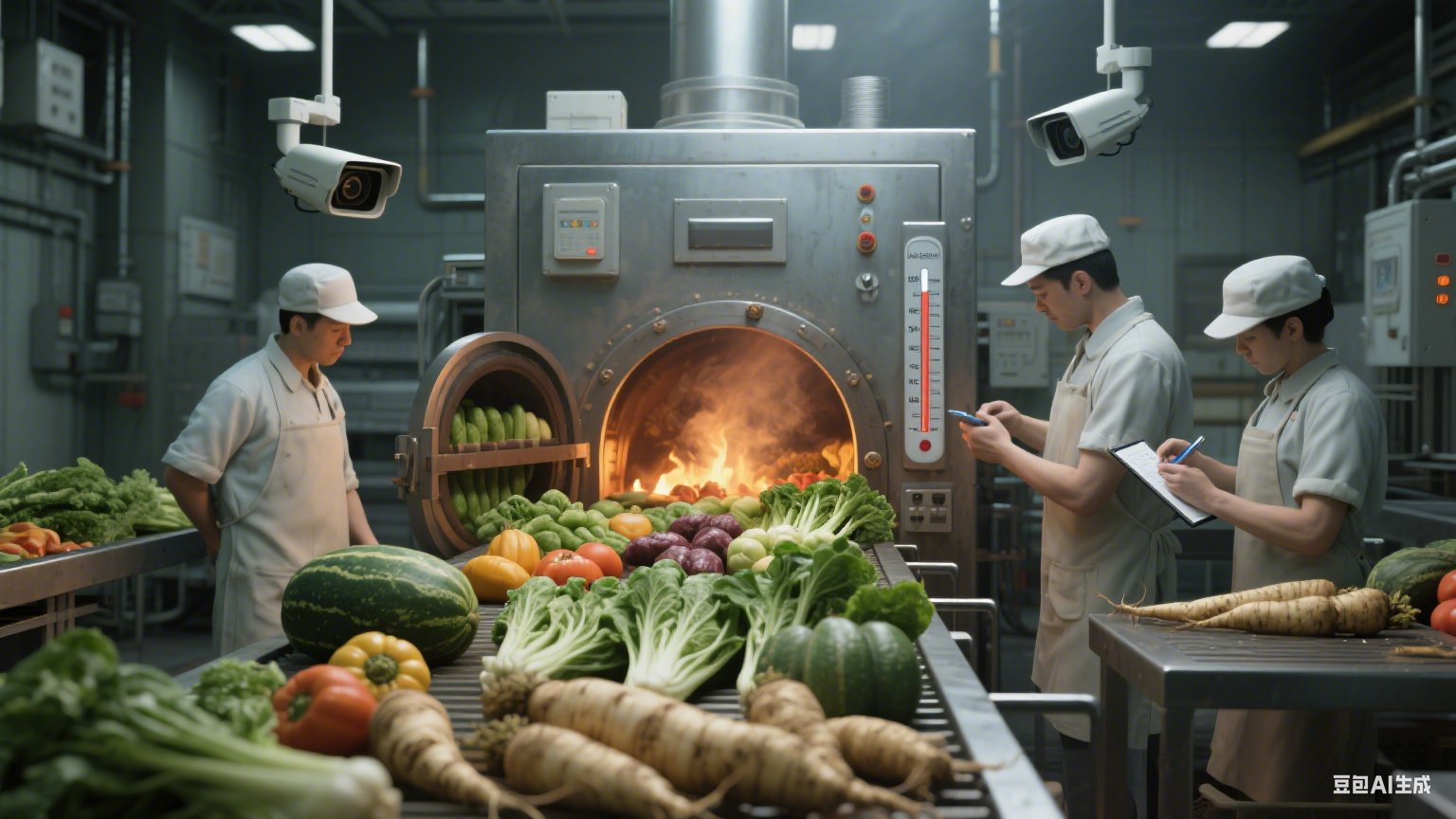 烟熏炉在蔬菜加工中的应用(4)
