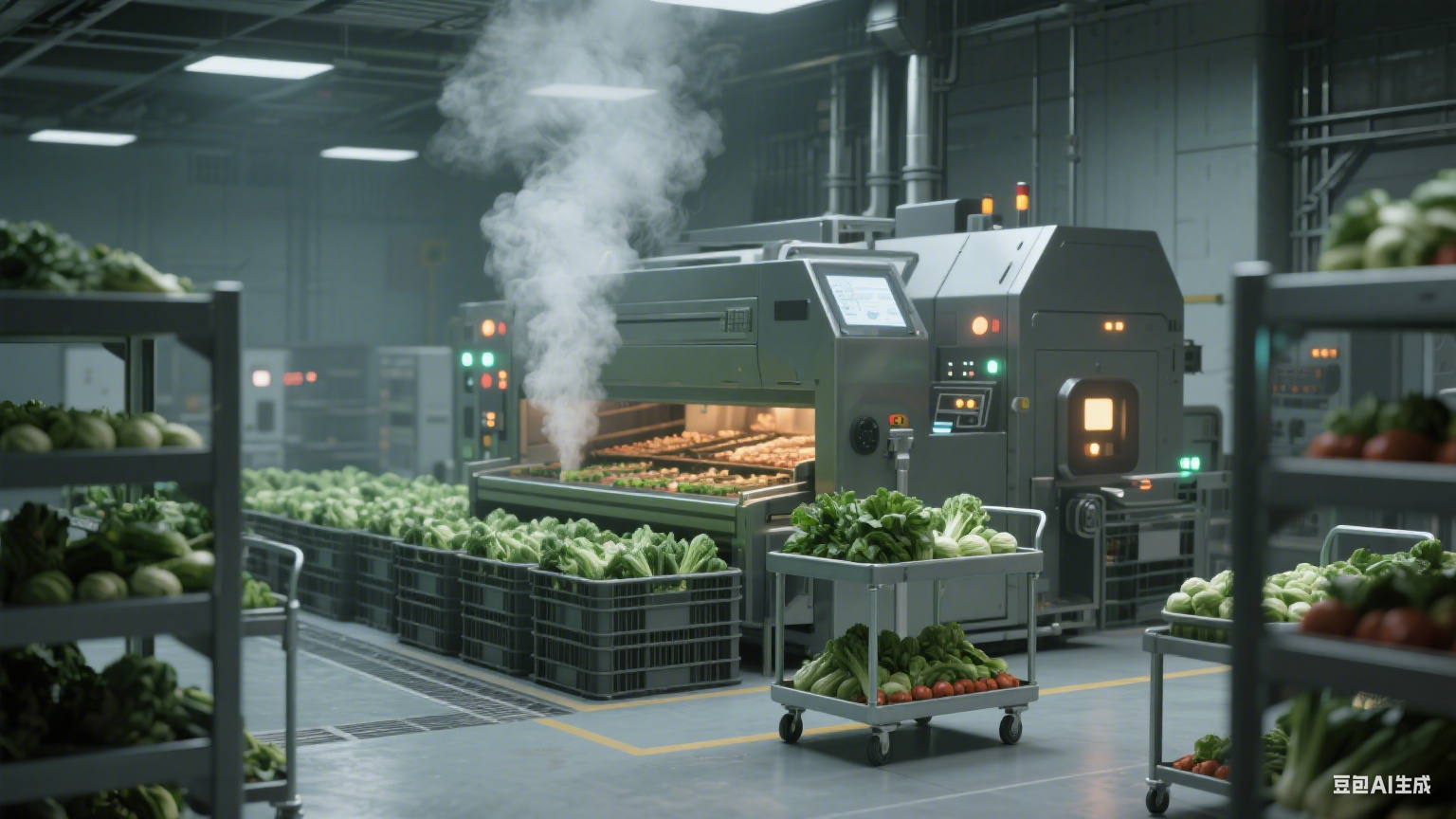 烟熏炉在蔬菜加工中的应用(5)