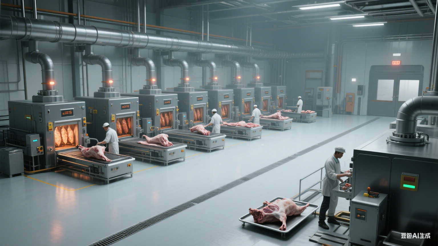 烟熏炉在羊肉加工中的应用(5)