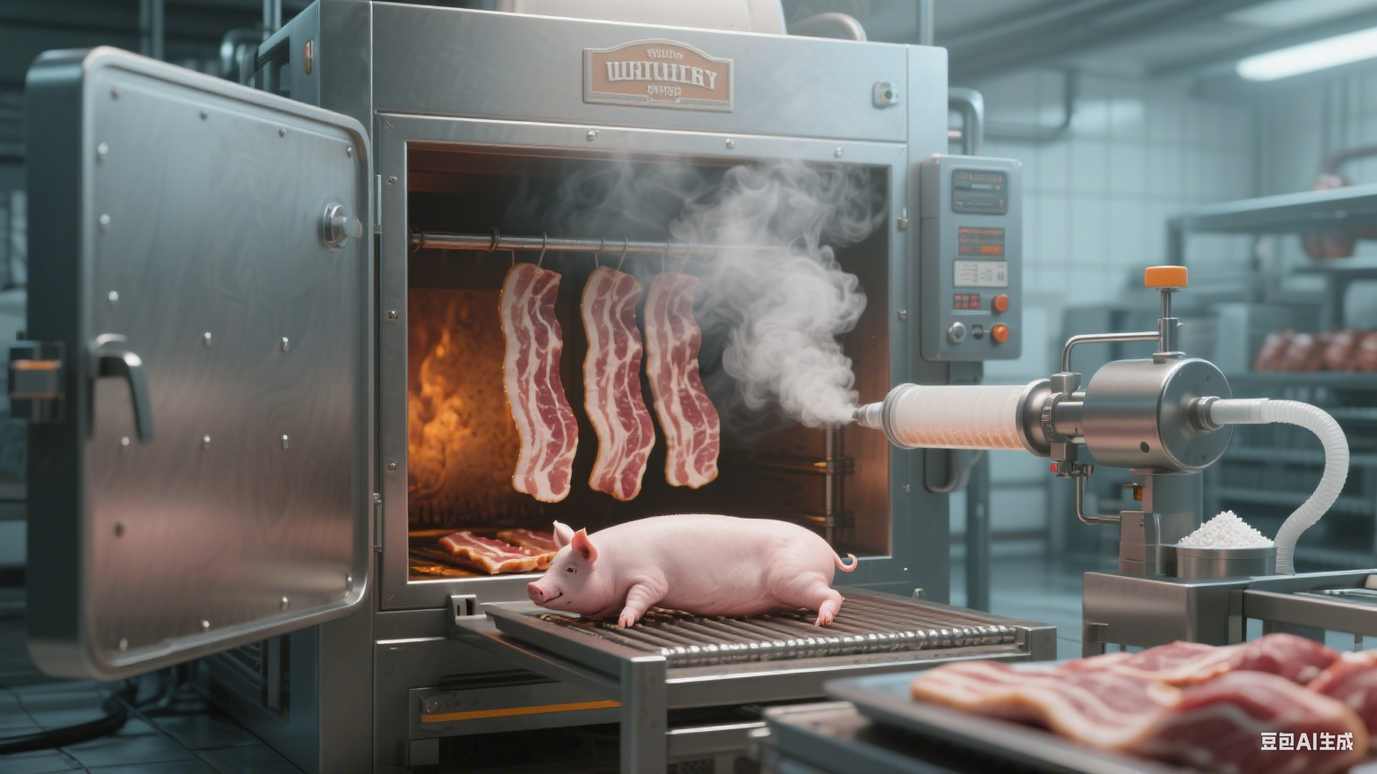 烟熏炉在猪肉加工中的应用(3)