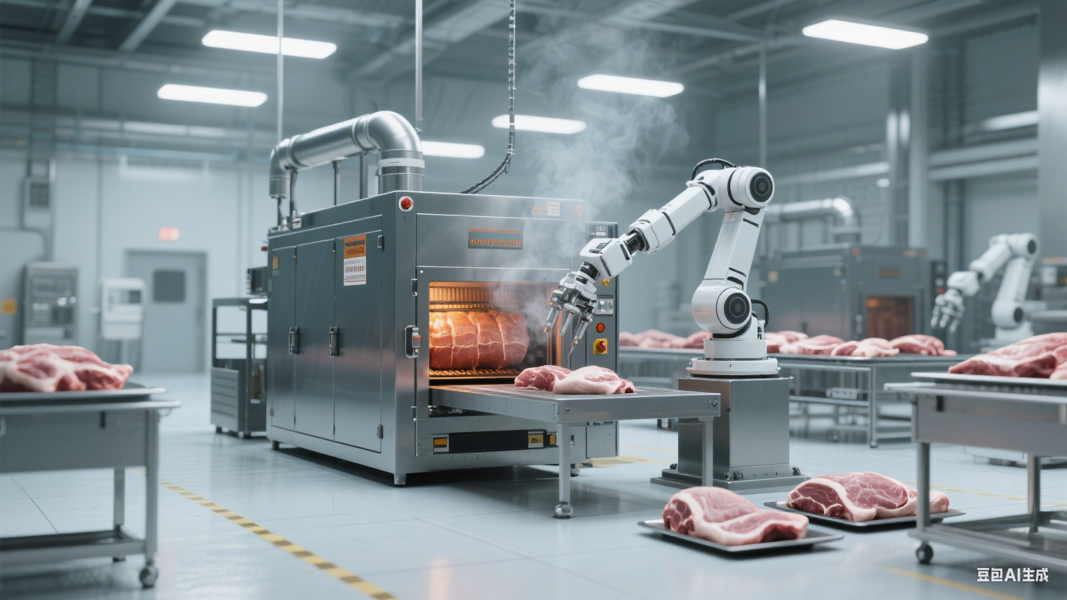 烟熏炉在猪肉加工中的应用(6)