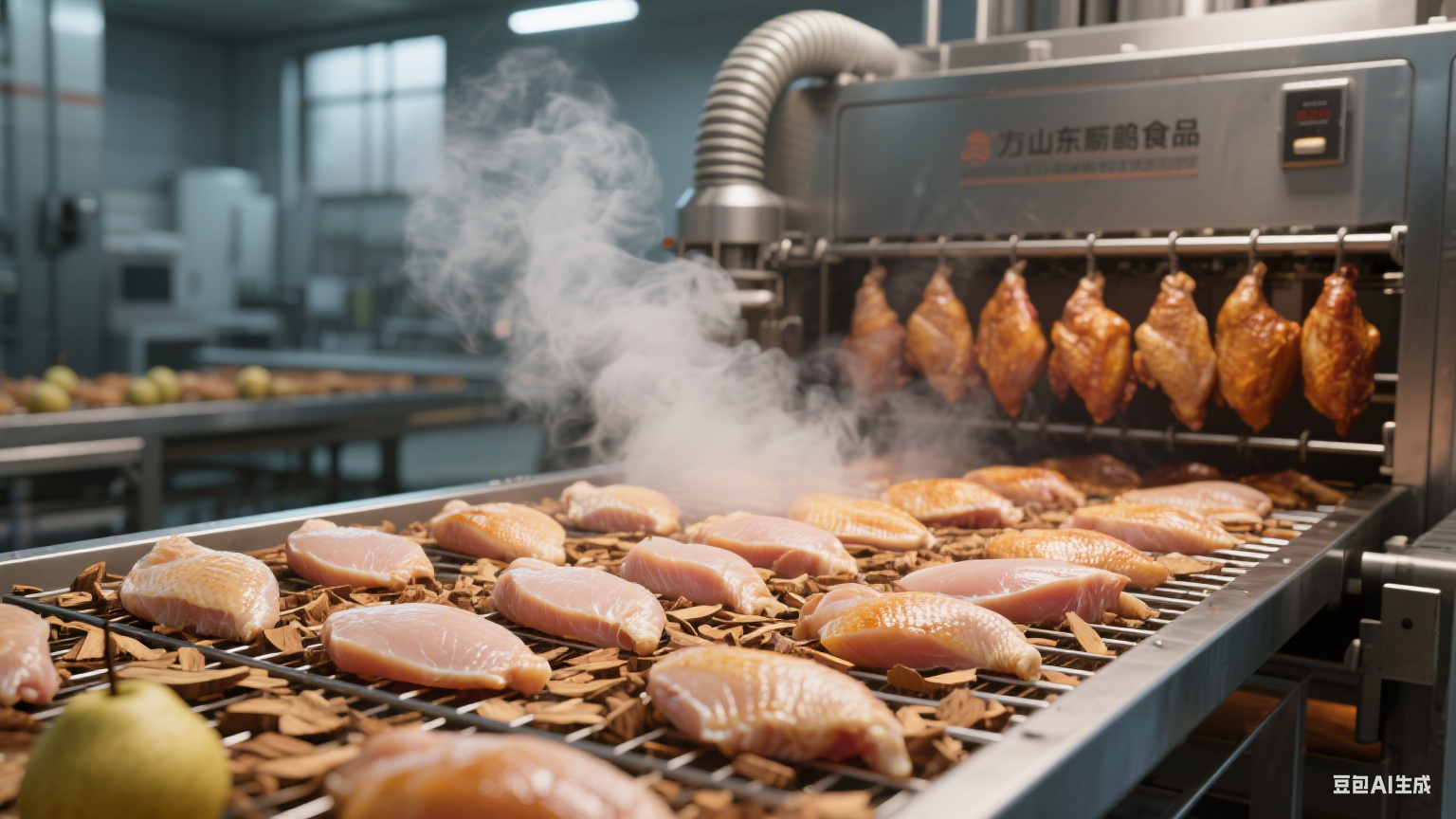 烟熏炉在鸡肉加工中的应用(3)