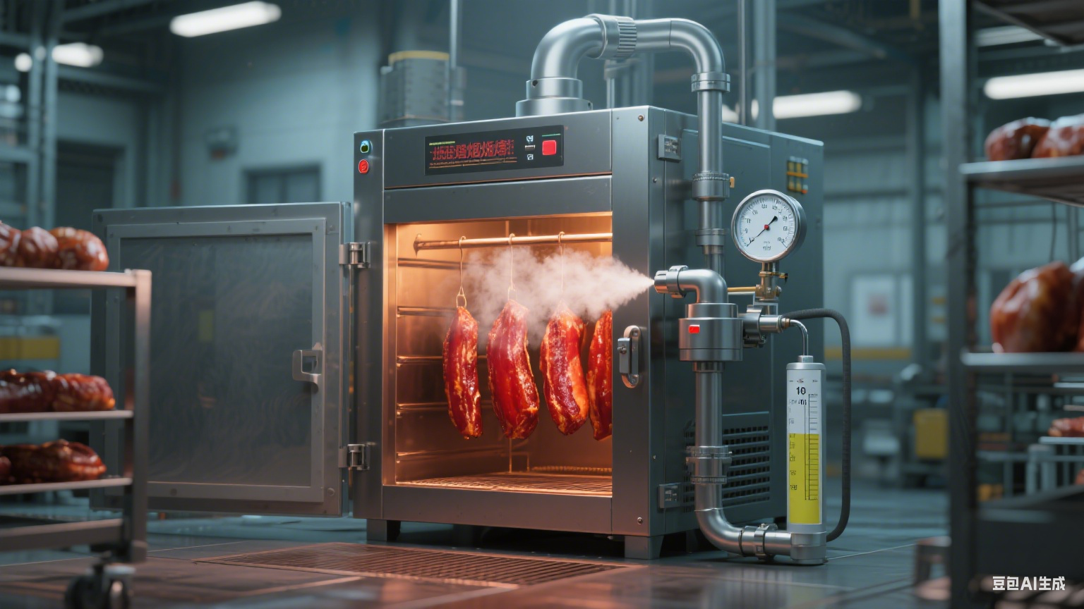 烟熏炉在食品加工厂中的核心优势解析(2)