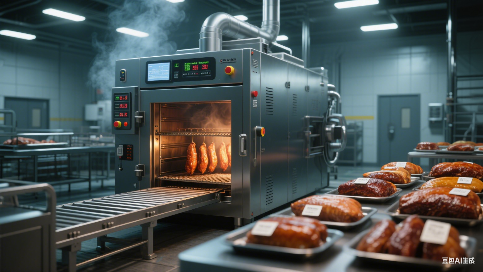 烟熏炉在食品加工厂中的核心优势解析(5)
