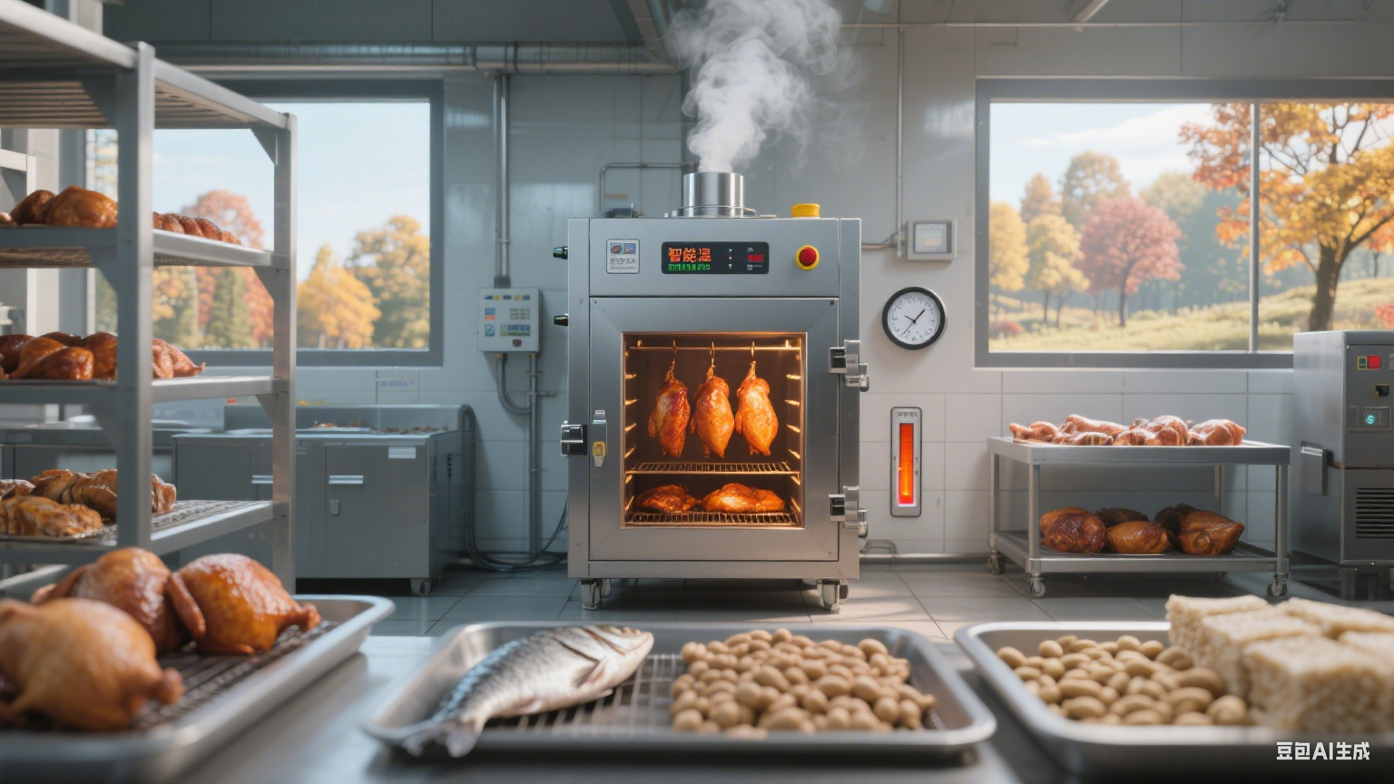 智能控温烟熏炉：适应季节变化，保障食品加工厂稳定生产(5)