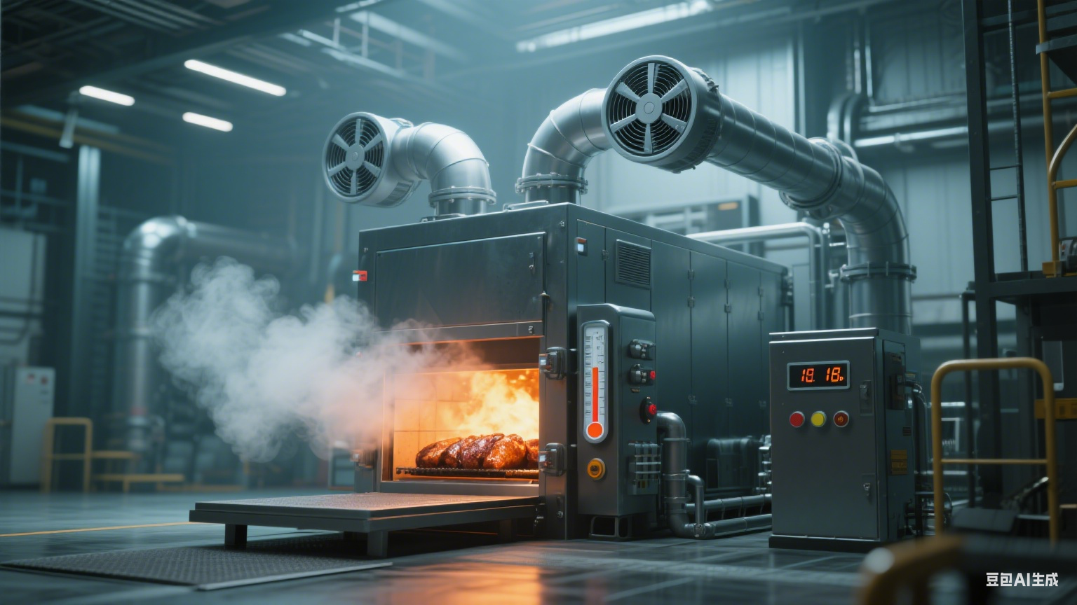 有效大容量烟熏炉：效率与容量双优，助力食品加工厂稳健发展(3)