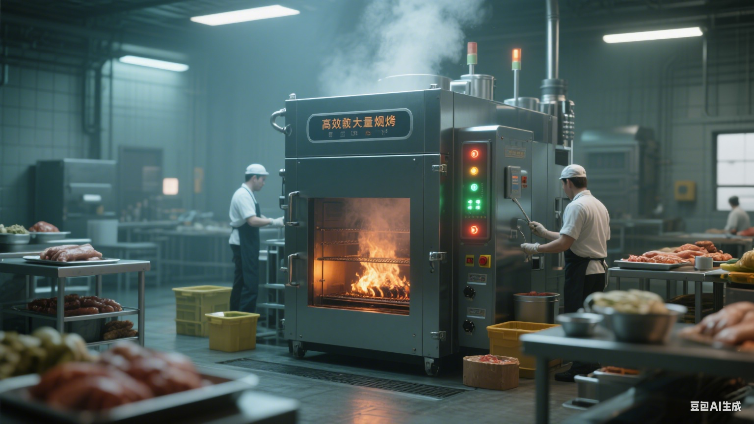 有效大容量烟熏炉：效率与容量双优，助力食品加工厂稳健发展(6)
