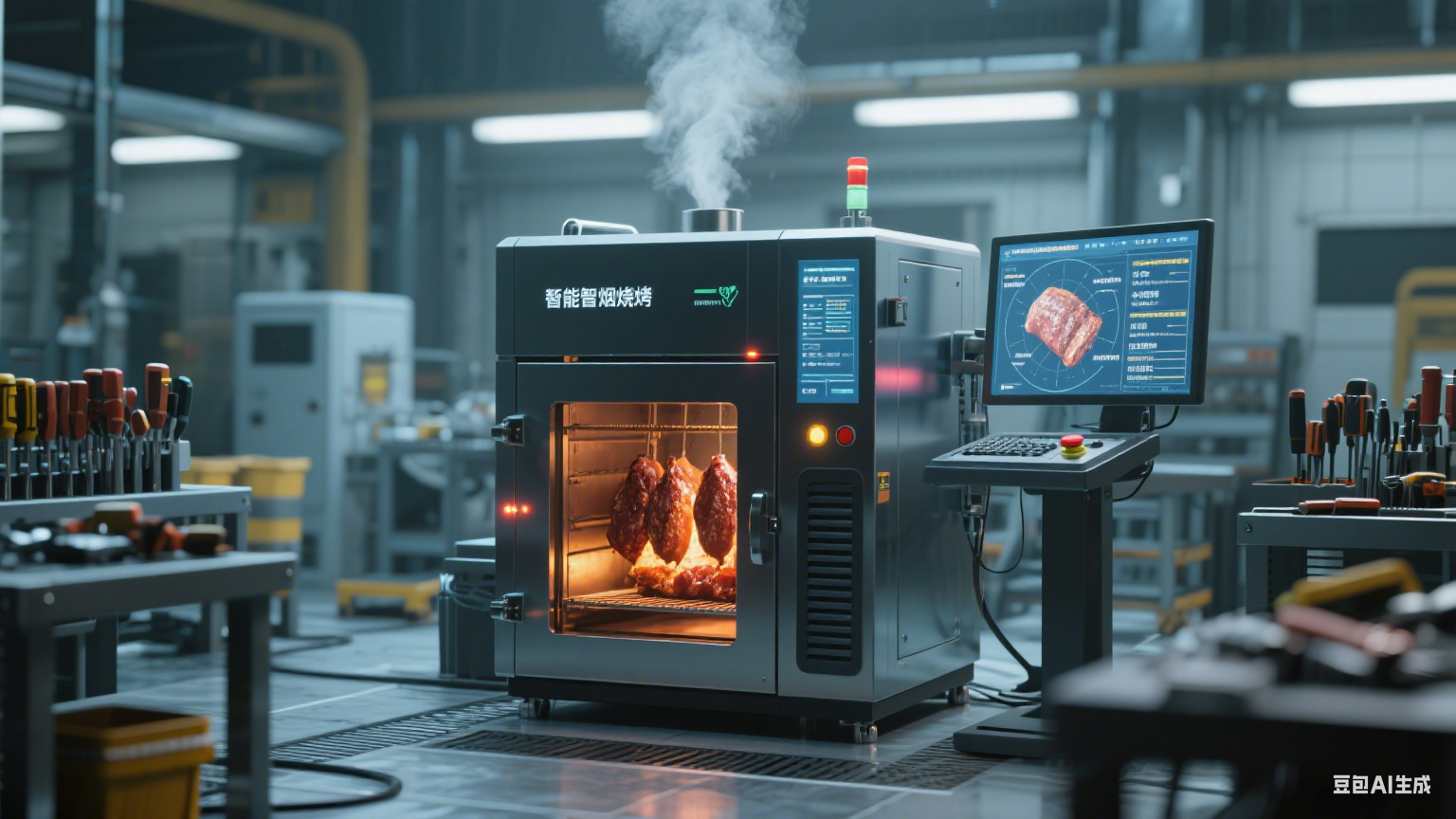 新型智能烟熏炉：科技赋能加工，提升食品厂竞争力(3)