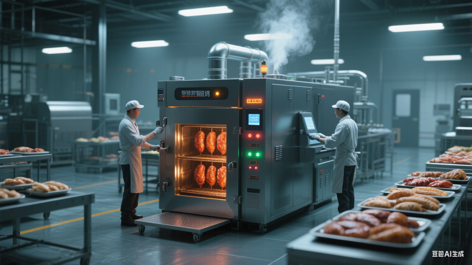 新型智能烟熏炉：科技赋能加工，提升食品厂竞争力(6)