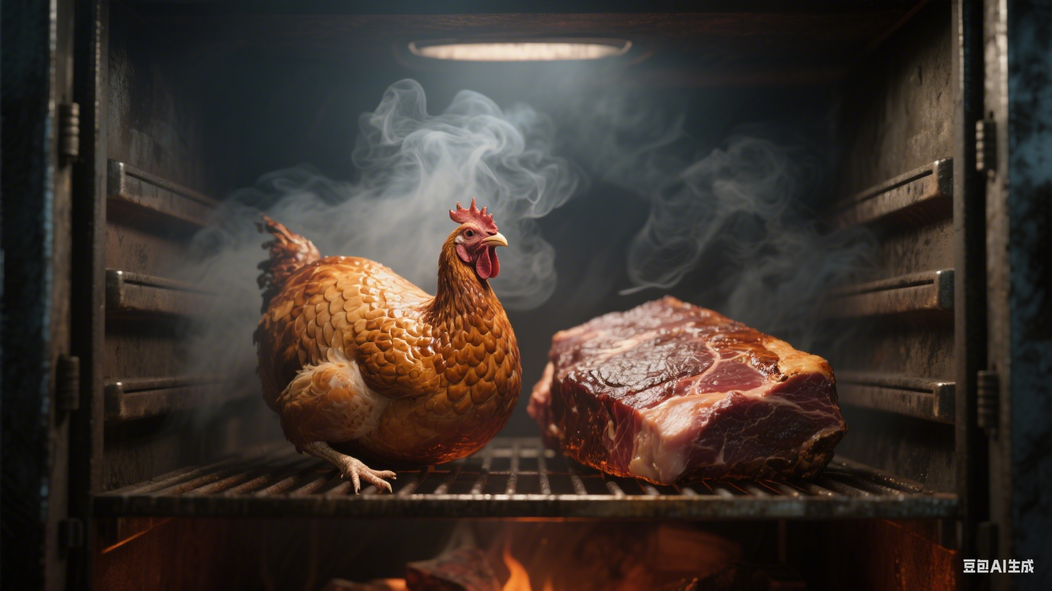 精准排烟烟熏炉：烟雾均匀覆盖，保障肉类入味一致性(2)