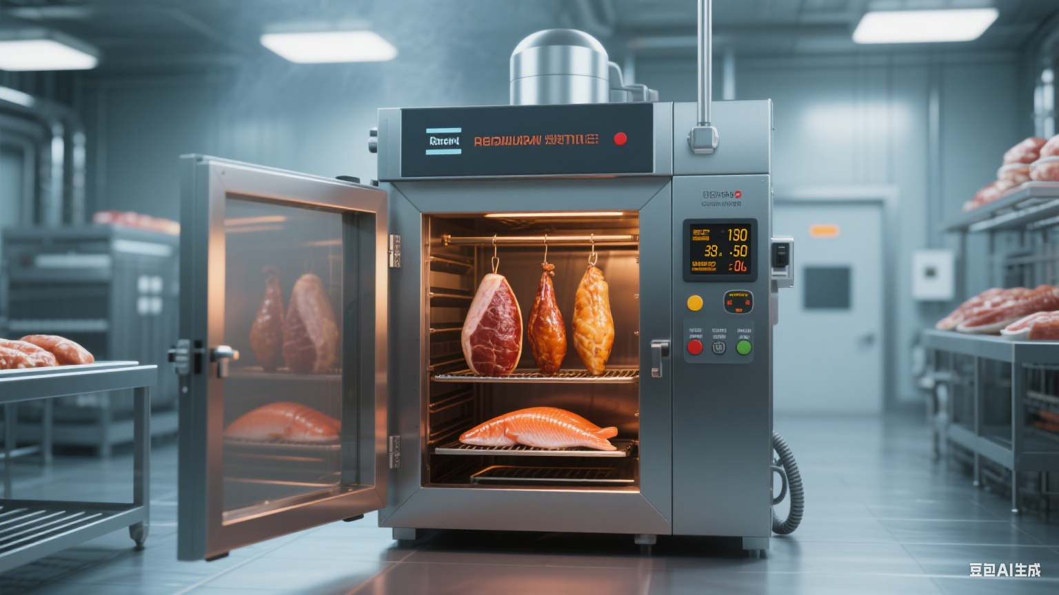 全自动烟熏炉安全高：多重防护护航，筑牢食品加工安全防线(5)