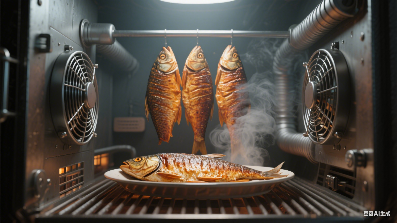 熏鱼烟熏炉：炉内空气会循环吗？咋给熏鱼上色？(6)