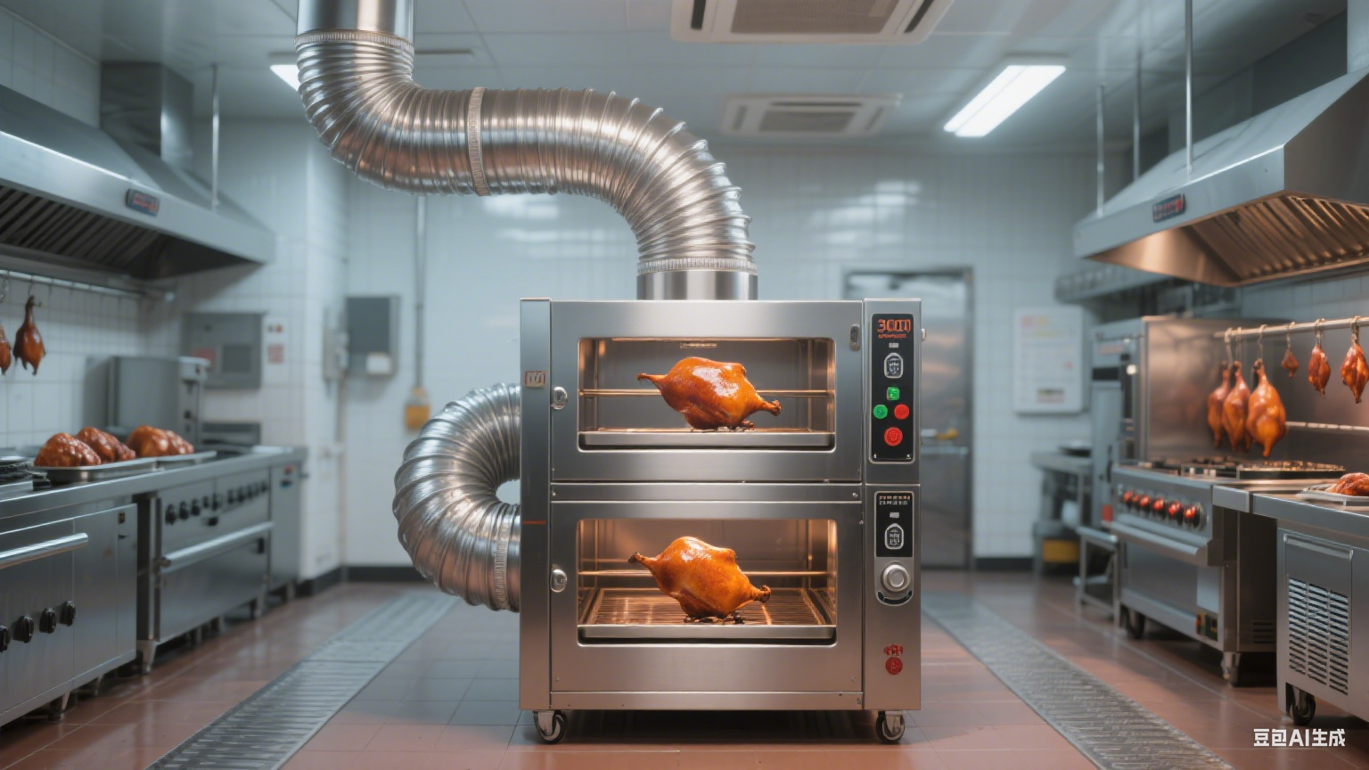 烤鸭一体机的回烟管道咋设计？这些细节藏着美味关键(5)