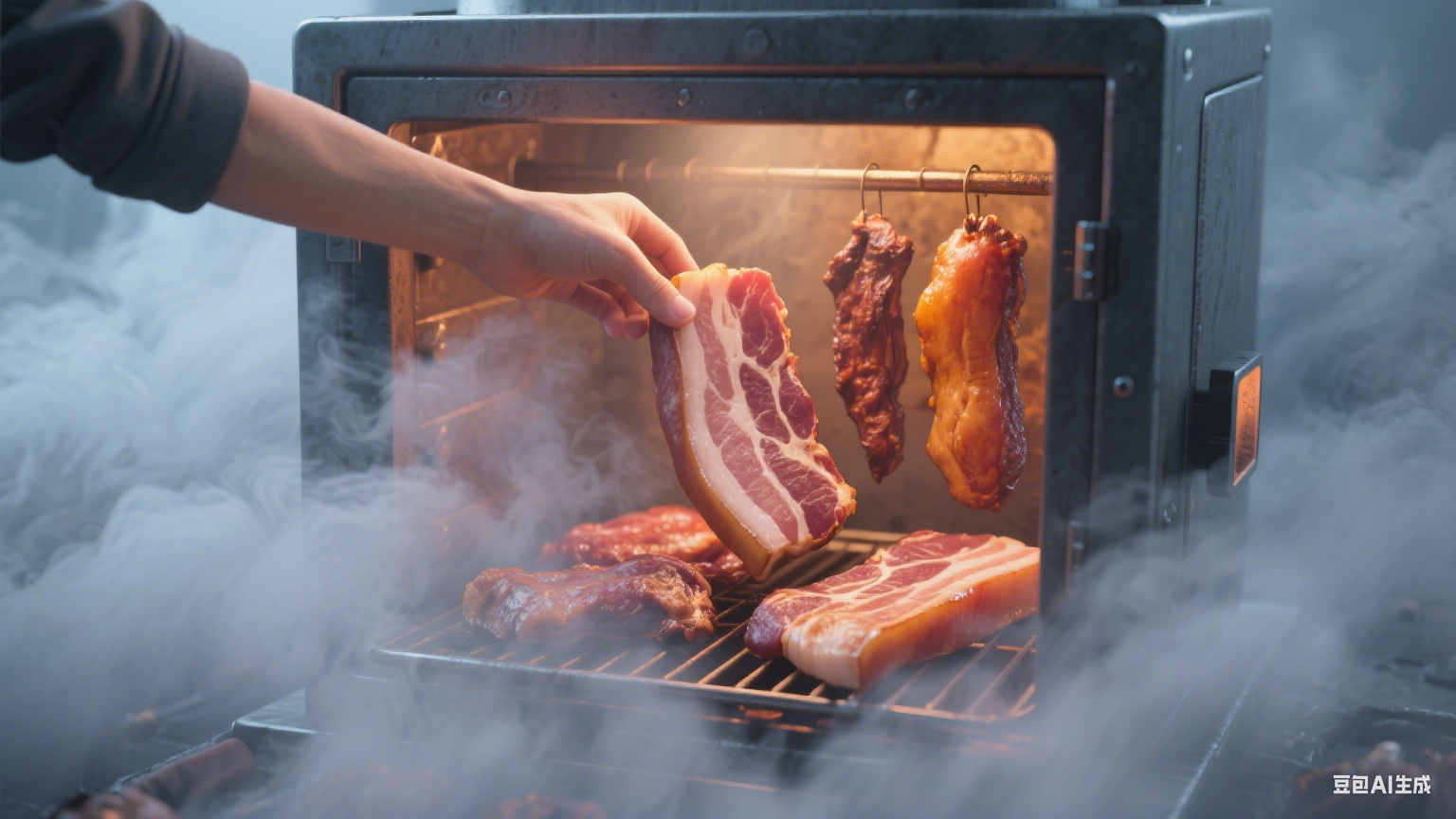 腊肉上色烟熏箱：解锁腊肉金黄香气的熏制密码(5)
