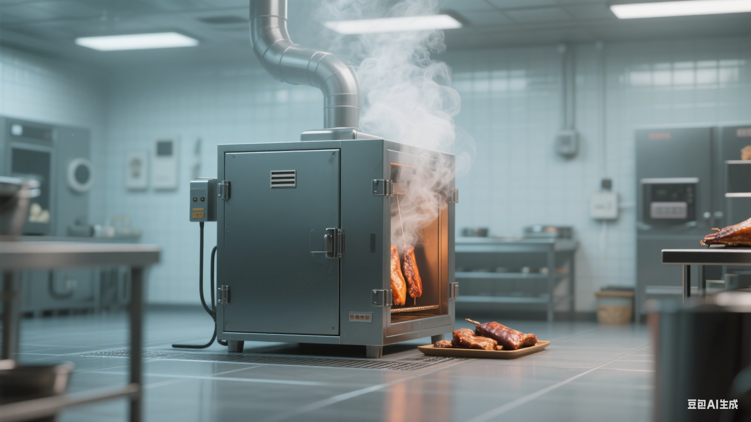 腊肉上色烟熏箱：解锁腊肉金黄香气的熏制密码(6)