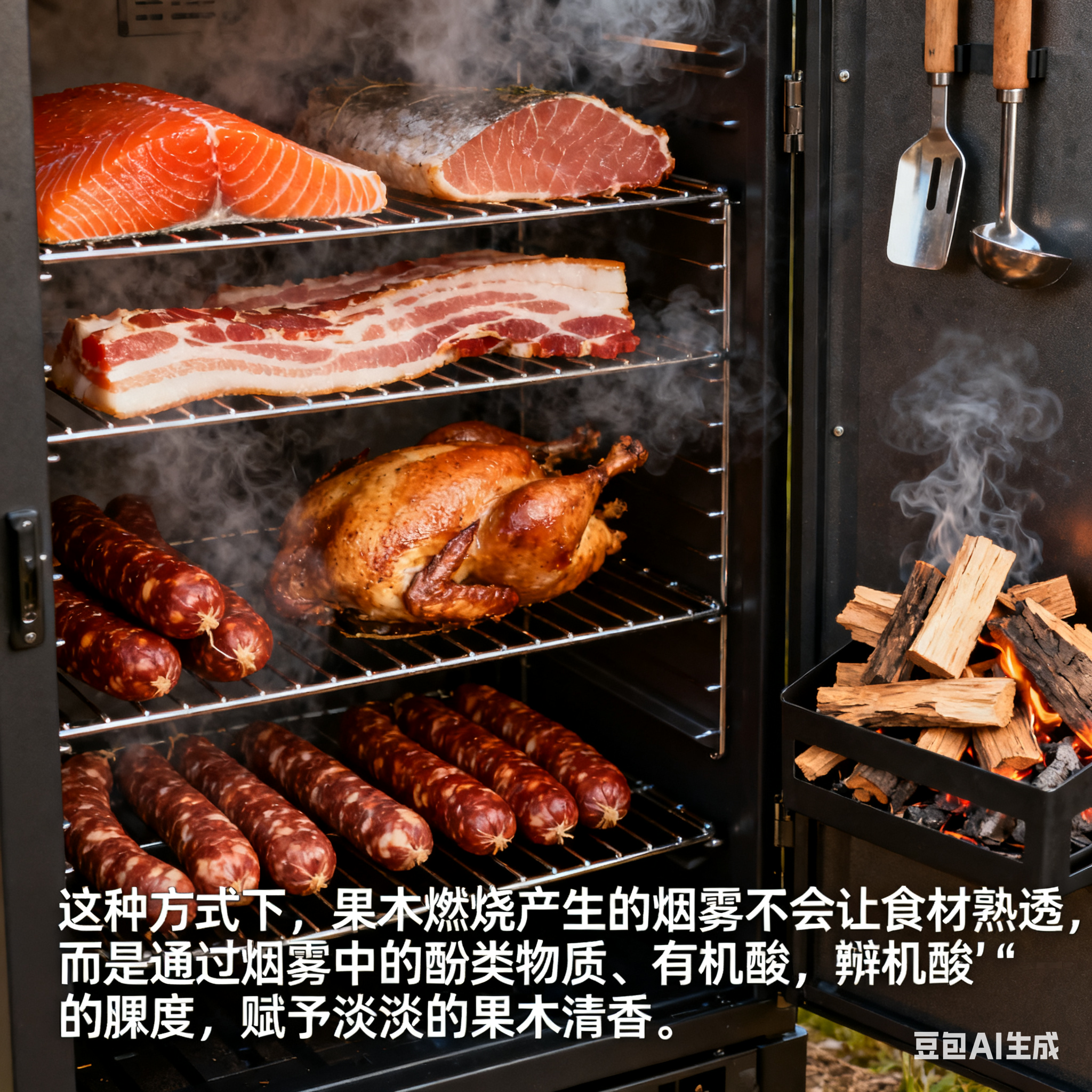 果木凝香・烟韵沁魂：果木烟熏炉的多元烟熏方式与风味营造(2)