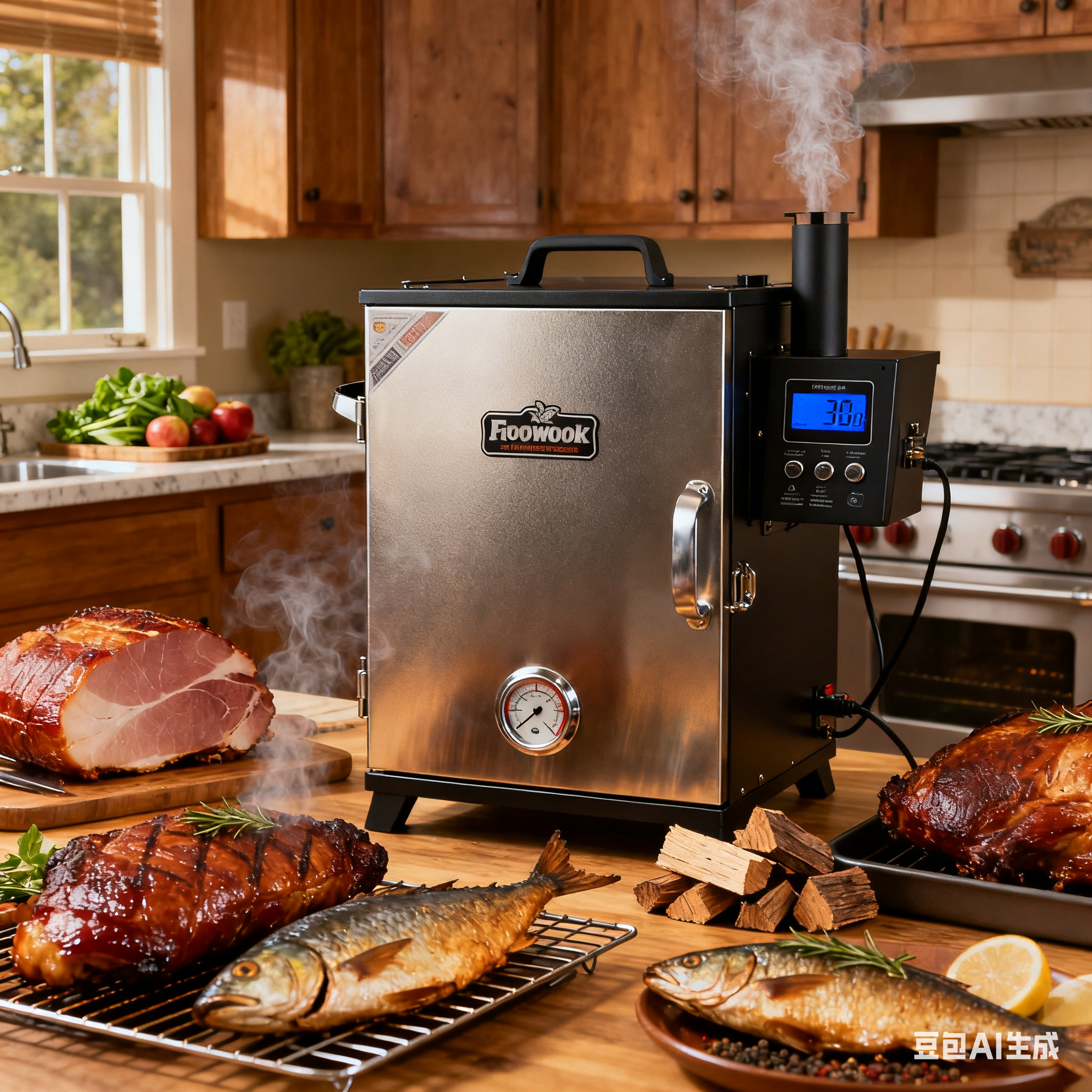 果木凝香・烟韵沁魂：果木烟熏炉的多元烟熏方式与风味营造(5)