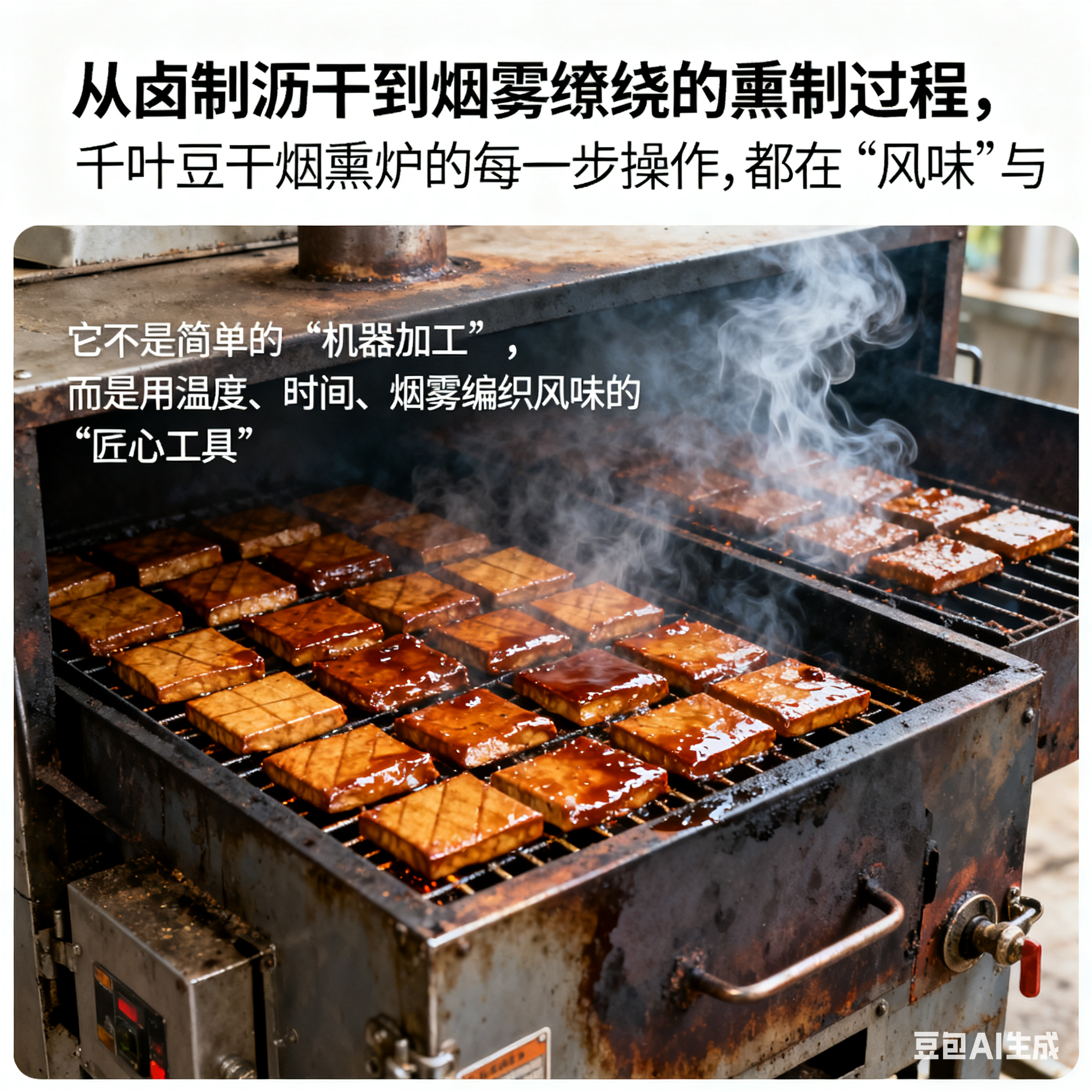 熏韵凝香：千叶豆干烟熏炉的风味赋形之道(6)