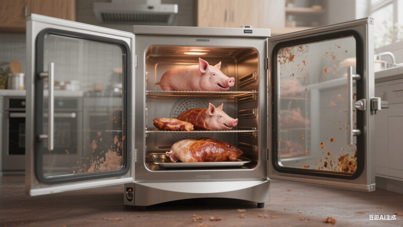 匠心铸就卤味招牌：猪头肉上色烟熏炉的工艺细节与风味塑造(4)