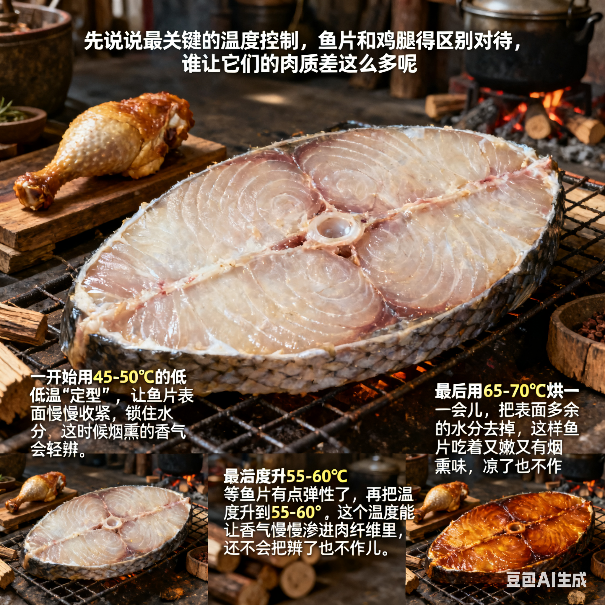 烟熏鱼片鸡腿，温度咋控？大公司选啥设备？(2)