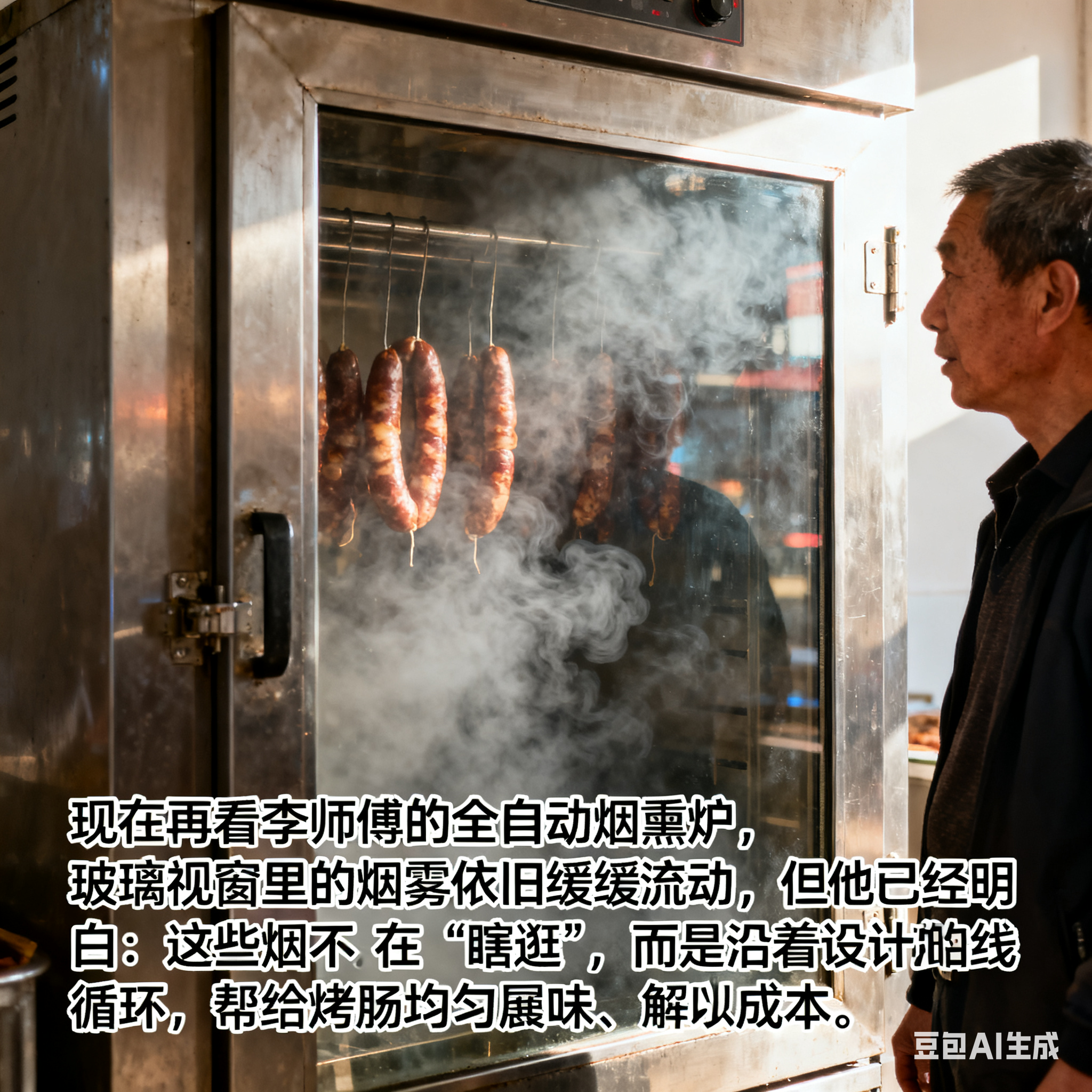 烤肠全自动烟熏炉：烟雾真的会循环吗？(5)