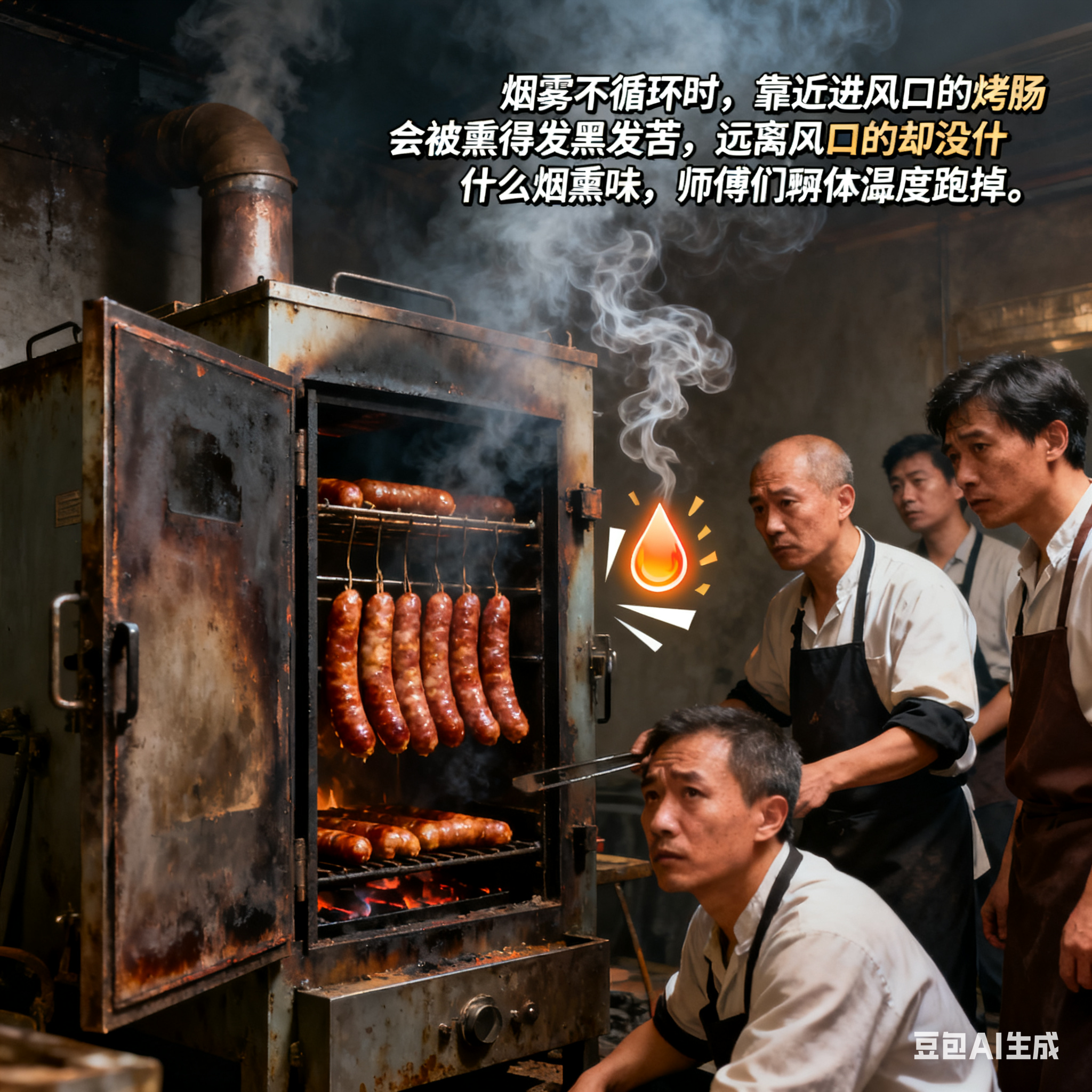 烤肠全自动烟熏炉：烟雾真的会循环吗？(2)