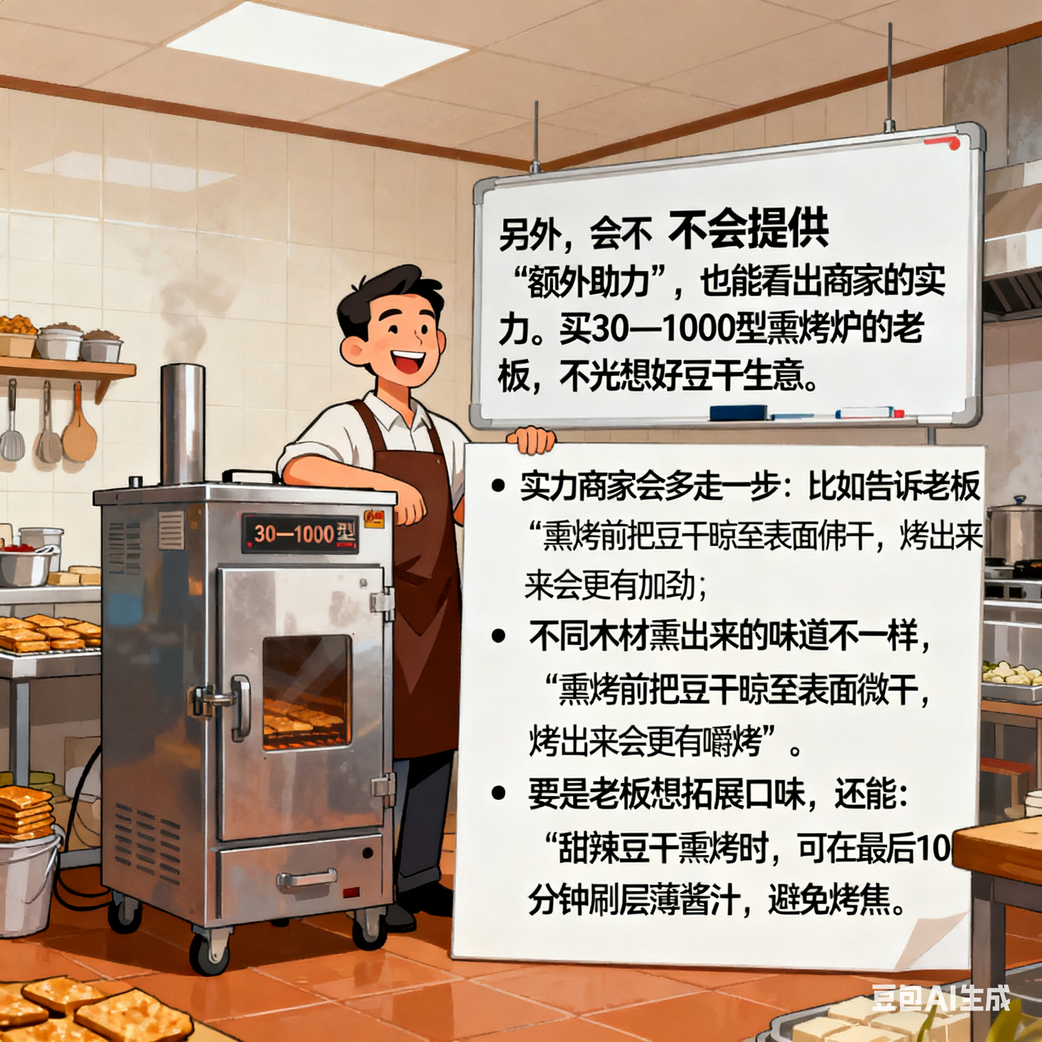 选 30—1000 型豆干熏烤炉，实力商家看哪些点？(5)