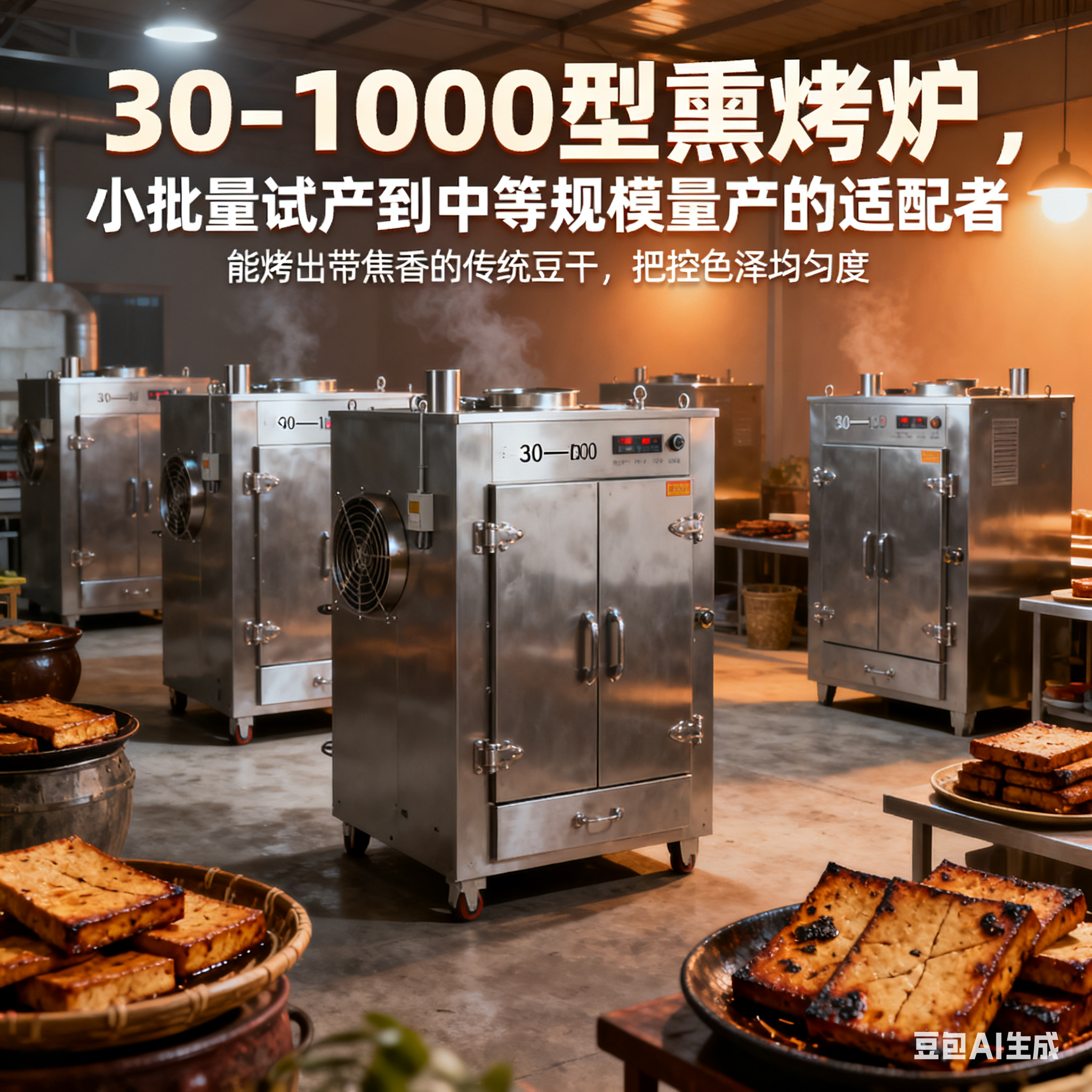 选 30—1000 型豆干熏烤炉，实力商家看哪些点？(1)