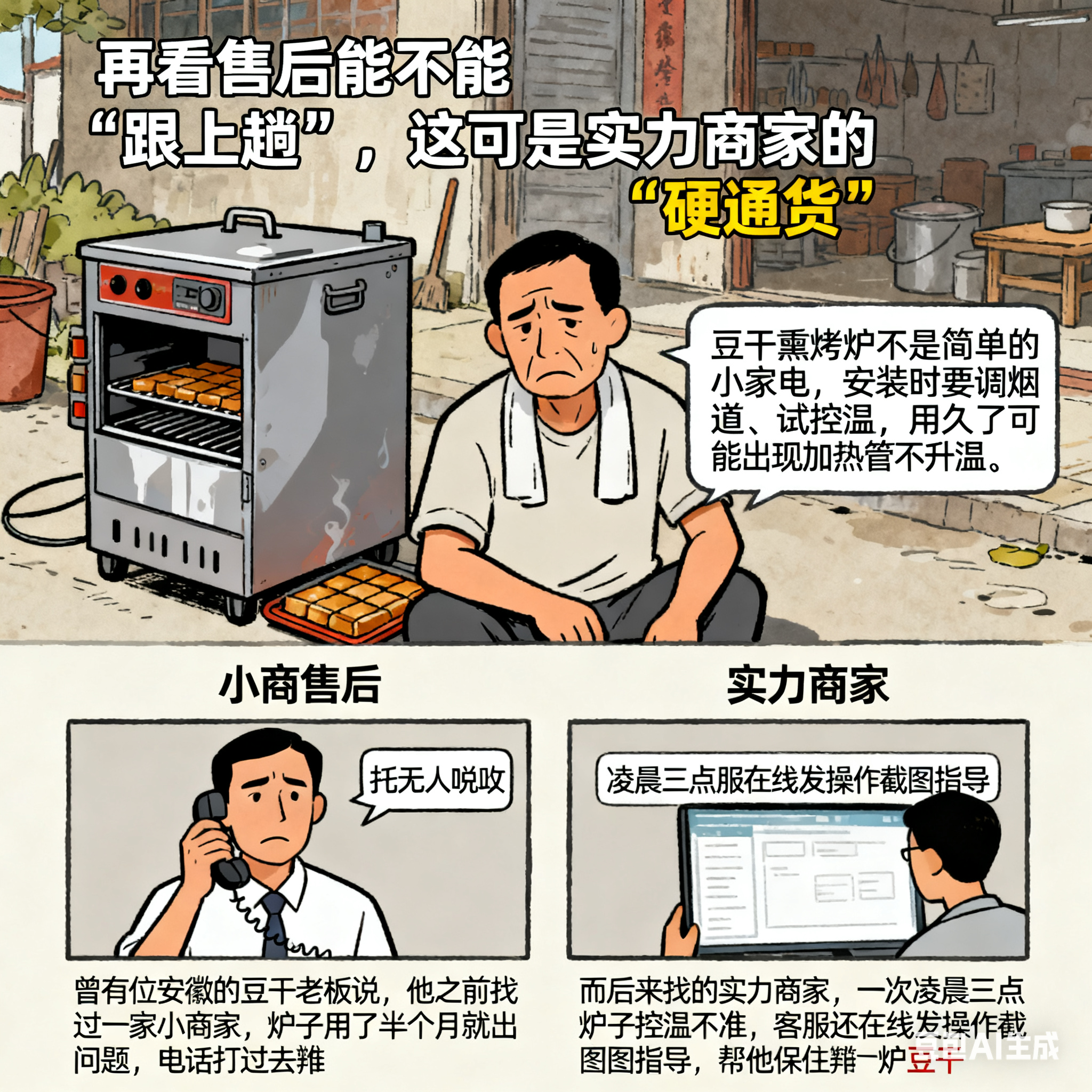 选 30—1000 型豆干熏烤炉，实力商家看哪些点？(3)