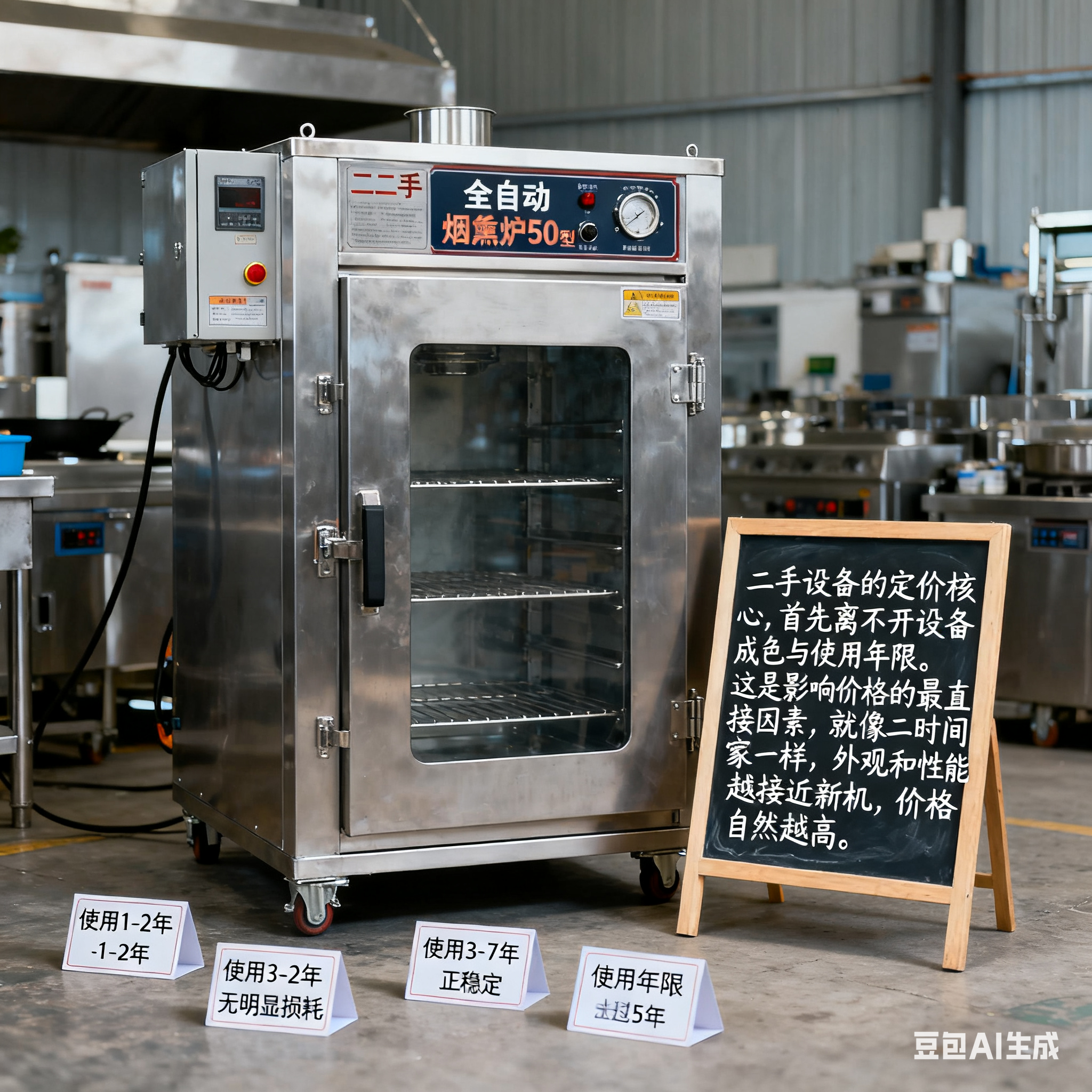 二手全自动 50 型烟熏炉，价格多少？(2)