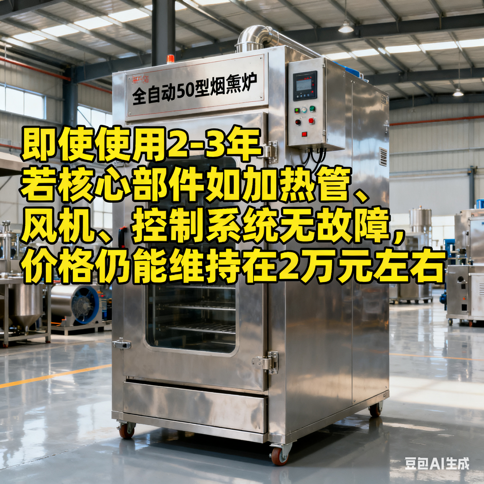 二手全自动 50 型烟熏炉，价格多少？(3)