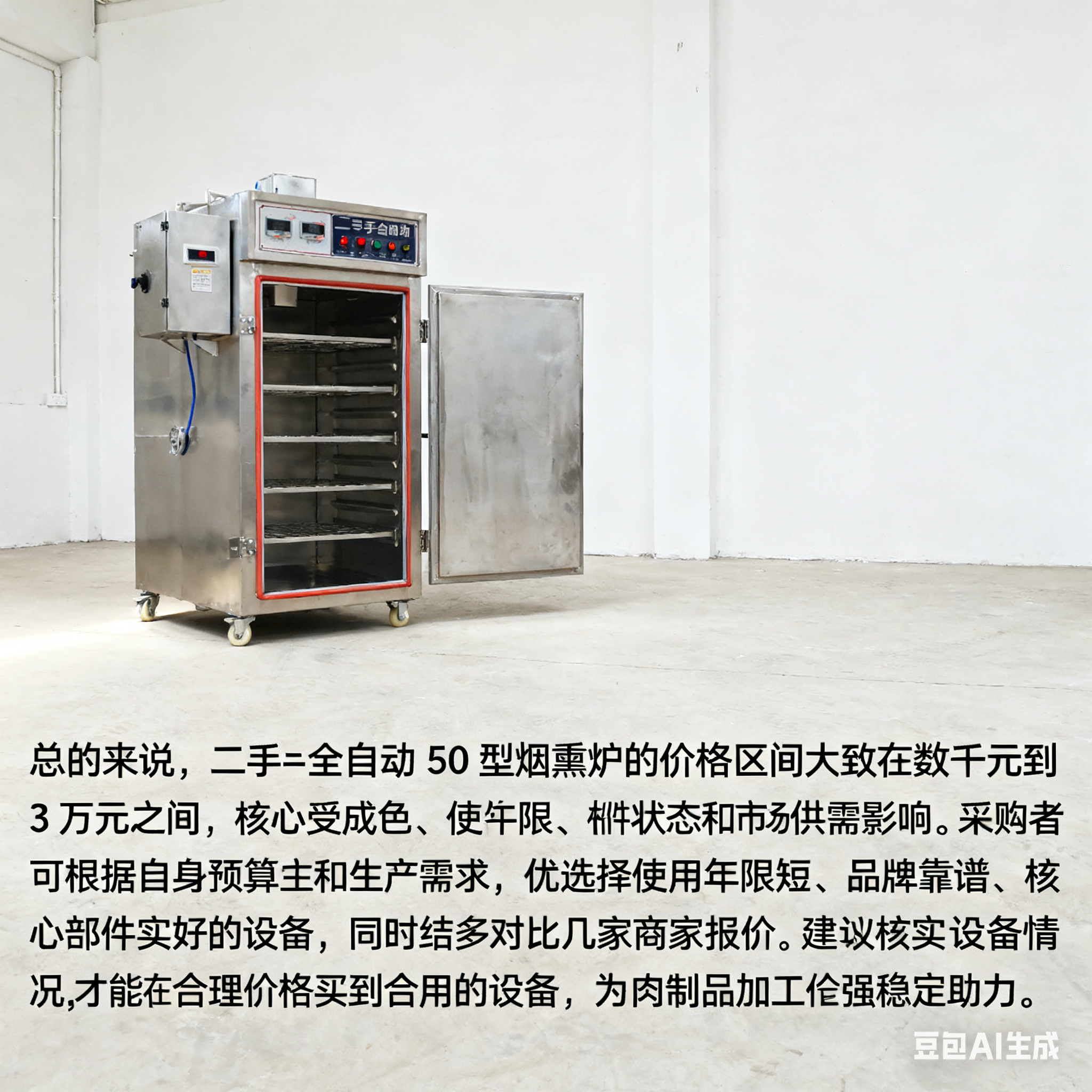二手全自动 50 型烟熏炉，价格多少？(6)