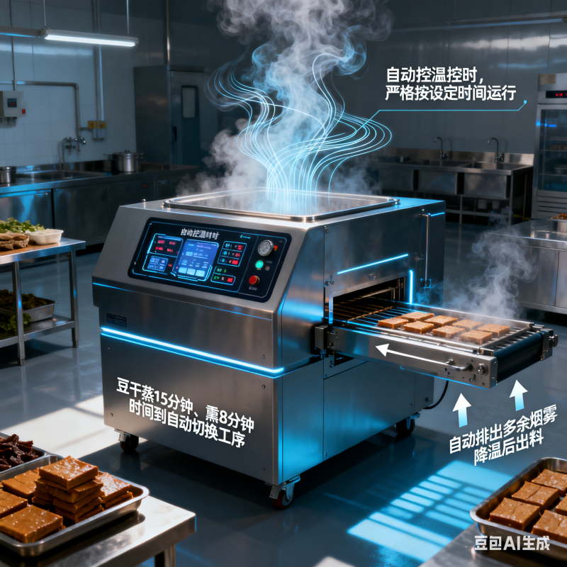 豆干豆卷蒸熏炉 真是全自动的吗？(3)