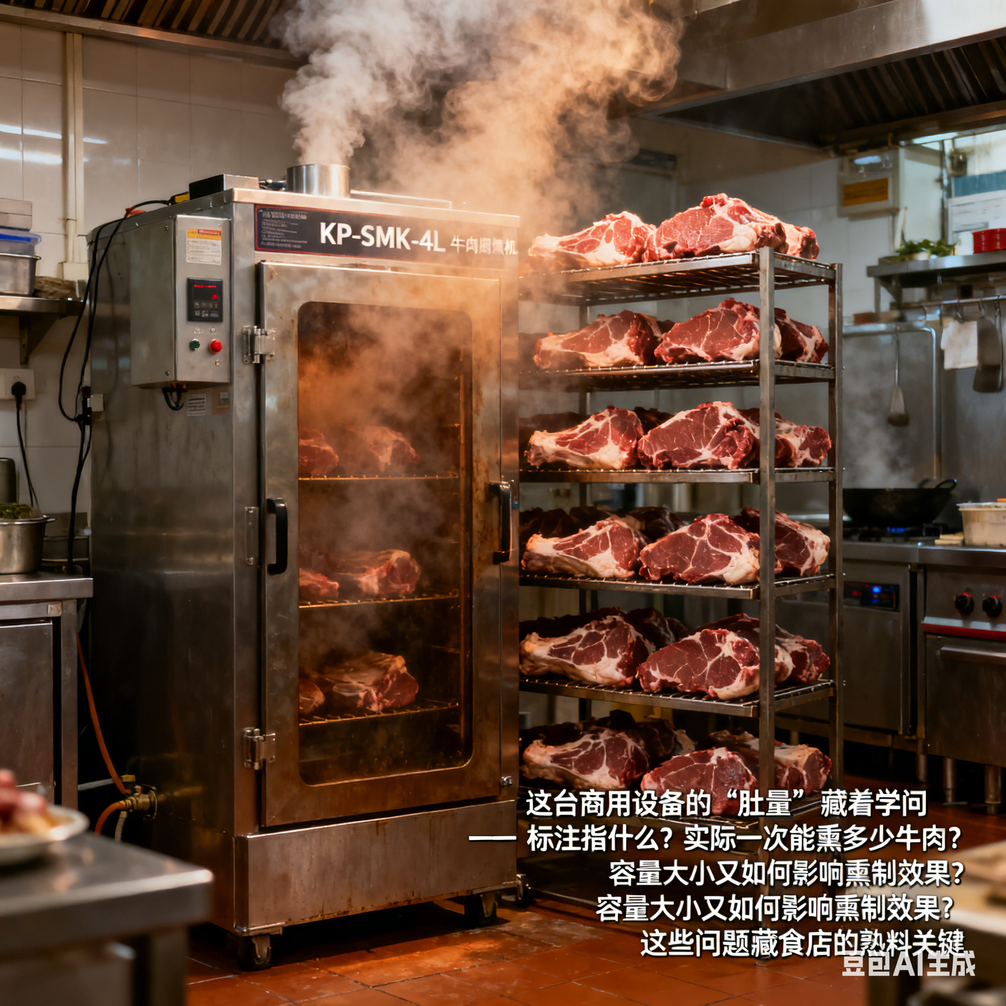 KP-SMK-4L 烟熏机，容量藏着什么讲究？(1)